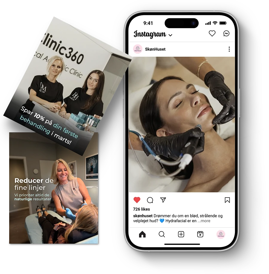 compilation of beauty clinic related posts